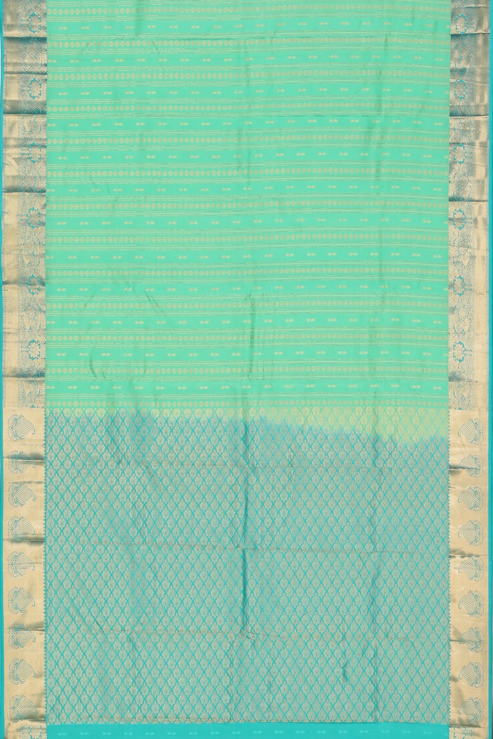 Image of South Silk Sea Green Saree